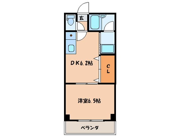 ウエストパ－クの物件間取画像